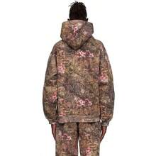 Spider Web Fashion Hip-Hop Printed Flower Hoodie, European And American Brand Large-Sized Loose Men's And Women's Hooded Sweatshirt Set - ngụy trang - Xem 8