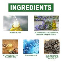 100%纯迷迭香精油 - 蒸汽蒸馏，纯素配方。滋养秀发和肌肤，适合所有肤质。多用途天然护理！30毫升 - 綠色 - 查看 6