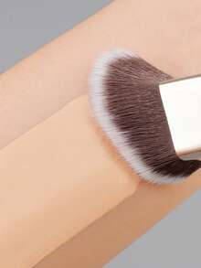 1/3pcs Angled Liquid Powder Contour Makeup Brushes Cream Blush Liquid Foundation Blending Brush Angled Professional Beauty Tools - Black - View 5