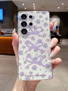 1个碎花蝴蝶结图案安卓手机壳，摄像头开孔精准，兼容三星Galaxy S25 Ultra/Galaxy S24 Ultra/S24/S23 Ultra/A56 5G/A55 5G/A52s 5G/A26 5G、Nothing Phone (2)/Phone (1)/Phone (2a) Plus、8a 5G/Pixel 8 Pro、Zero 30/Smart 8 Pro/Note 40 Pro 5G、Poco M7 Pro 5G/Poco F7 Ultra/K80。 - 無色 - 查看 5