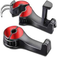 2pcs Adjustable Car Seat Phone Holder With Headrest Mount – Durable ABS Material, Water-Resistant, Car-Compatible; Provides A Secure Grip For Road Trips And Commuting – Car Phone Mount - Multicolor - View 6