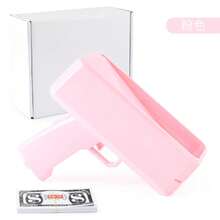 Super Money Gun Toy - Handheld Cash Cannon For Party, Wedding & Birthday, Interactive Atmosphere Prop (Battery Not Included) - 金色 - 查看 4