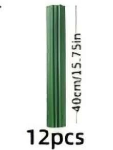 1.1cm*40cm Length, 42pcs Plant Floral Vine Support Rack, Can Be Covered With Film/Net, Small Arch Greenhouse For Seedling, Plastic Coated Vegetable & Flower Winter Frost Protection Bent Pipe Nursery Frame - A - View 10