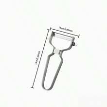 2pcs Stainless Steel Potato Peeler, Multifunctional Kitchen Tool With Sharp Rotatable Blade, Suitable For Peeling Fruits And Vegetables - Multicolor - View 6