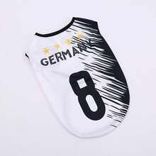 Pet Football Team Dog Vest, Summer Thin Clothes For Teddy Pomeranian Bichon Puppy Cats, Breathable Pet Apparel - 美國 - 查看 8