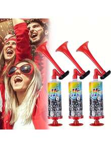 Loud Portable Speaker - Ideal For Boating, Sports Events, Camping And More - Durable Plastic Whistle, Suitable For Celebrations, Birthdays, Games And Festivals - Multicolor - View 5