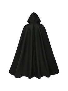 Men Cosplay Clothing - 2471 Color-blocked Cape, Black and Brown - View 3