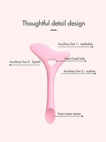 4 piezas/1 pieza Plantilla de delineador de ojos de silicona multifuncional, plantilla de sombra de ojos ahumados todo en uno portátil, plantilla de delineador de ojos de gato y sombra de ojos, conveniente y rápido - Multicolor - Ver 3