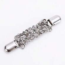 1/3 Pcs Vintage Shirt Dress Clips Back Cinch Sweater Shawl Clips Cardigan Brooches Decor 3 Style For Women - Multicolor - View 6