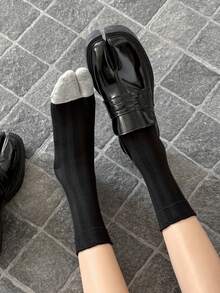 1/2/3 Pairs Women's Striped Comfortable Toe Separator Socks - Multicolor - View 5