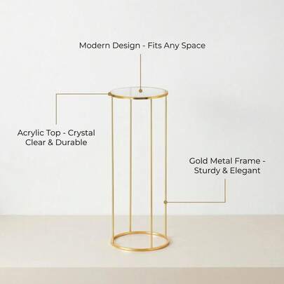 3pcs Modern Minimalist Gold Metal Flower Pot Stand, Plant Shelf, Different Sizes 60cm/80cm/100cm, Indoor Planter Rack, Balcony Flower Stand, Metal Flower Rack, Party Flower Shelf