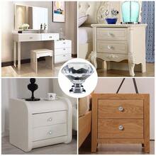 12pcs Crystal Glass Cabinet/Drawer/Wardrobe 1.18" Small Zinc Alloy Knob Handles, Furniture Hardware Accessories - Multicolor - View 7