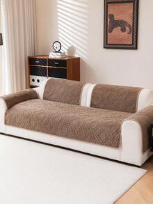 1 buah Sarung Sofa Tahan Air, Bernapas & Lembut, Dapat Dicuci dengan Mesin, Ramah Hewan Peliharaan, Tahan Lama untuk Semua Musim, Cocok untuk Sandaran Tangan dan Sandaran Punggung Sofa 1/2/3/4 Dudukan - Coklat - View 8