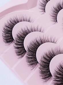 Natural Looking False Eyelashes, Suitable For Daily Wear - Black - View 7