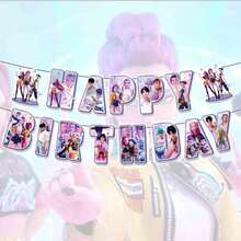 1 pieza Suministros para fiestas de ídolos K-POP, diseño de cazador, adecuado para reuniones de fans y fiestas de cumpleaños (estilo aleatorio) - Multicolor - Ver 1