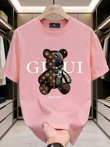 GucciS Modern Elegant And Timeless Classic USA-Shirt-LeeS/DiorSSNew Casual-Shirts Men And WomenUnisex Casual-Shirts - 粉色 - 查看 3