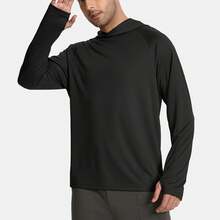 Veldtholos 5 Pcs Men's Athletic Hoodies Long Sleeve Fishing Shirts For Men Shirts Lightweight - 多色2 - 查看 2