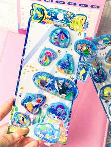 Hình dán bong bóng 3D lập thể lấp lánh | Dành cho điện thoại di động / gấu bông / cốc nước / tiệc chụp ảnh, sự kỳ diệu ngọt ngào và thú vị của Guka Handbooks. - Nhiều màu - Xem 14