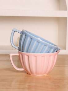 1 个 240 毫升陶瓷烘焙搅拌碗，可用于打蛋、搅拌面糊、烘焙，带倾倒嘴和防滑竖纹，带倾倒嘴和把手，专用于打蛋，家用烘焙碗。 - 烘焙碗 - 查看 4