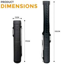 Crystals Extendable Portfolio Tube Storage Box With Carry Handle & Strap – Small Drawing Poster Print Holder - 11 CM - View 2