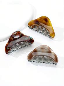 1 chiếc kẹp tóc càng cua lớn màu đỏ bằng nhựa acetate, phụ kiện tạo kiểu tóc thời trang phù hợp cho sử dụng hàng ngày, phụ kiện tóc mùa hè, kẹp tóc đi biển. - Nhiều màu - Xem 4