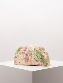 Túi xách cầm tay xếp ly đính sequin và thêu hoa, thích hợp cho các buổi dạ hội, tiệc tùng, dạ tiệc, đám cưới, phụ kiện thanh lịch dành cho nữ, quà tặng cho phái nữ. - Nhiều màu - Xem 2