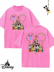 Disney Men T-Shirts - Hot Pink - View 1
