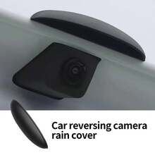 Nueva cámara de marcha atrás de coche, cubierta de silicona para sombra de lluvia, cubierta de protección la lluvia para cámara trasera de coche, accesorios para coche, protector de cámara de visión trasera ADLR - A - Ver 3