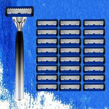High-End Vintage Manual Shaving Razor Set | 6-Layer Blades, Interchangeable Heads, Ergonomic Handle, Refillable Design For Smooth, Precise Shaving Experience - Perfect Father's Day And Birthday Gift - Safety Razor - View 13