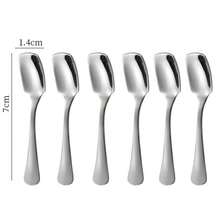Sendok Mini Stainless Steel 304 7cm, Set Sendok Teh/Kopi/Garam Isi 4/6, Untuk Penggunaan di Rumah/Restoran/Hotel, Warna Emas - MultiWarna - View 9