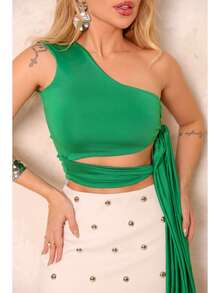 Knitted Fabric Holiday Night Bachelorette Party Trip - 綠色 - 查看 1