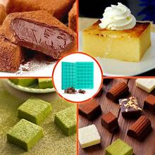 40-Cavity Silicone Candy Mold, Square Baking Mold Suitable For Homemade Caramel, Hard Candy, Truffles, Keto Fat Bombs, Jelly, Gummies, Peanut Candy - Green - View 4