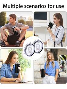 1个/2个装水瓶盖，20盎司替换盖，20盎司细长型替换盖，保温杯替换盖，塑料防溅盖，防漏细长型保温杯盖，适用于直筒杯、平底杯等，单盖两用密封透明塑料防漏盖 - 彩色 - 查看 10