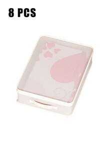 Saco de armazenamento durável para roupas e roupas de cama, ideal para todas as estações - Caixa de armazenamento retangular multifuncional com tampa articulada, adequada para guarda-roupa, viagens, armazenamento de roupas sazonais e roupas de cama, além de armazenamento embaixo da cama. - Multicolorido - Ver 8