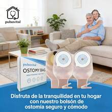 Bolsas de Ostomía Desechables Pulsovital | 20 Piezas, 15-76mm | Anillo Hidrocoloide para Máxima Protección | Ideales para Cuidado Diario e Impermeable | Hidrocoloide Grueso para Protección de la Piel | Drenaje Fácil con Válvula - 20 piezas - Ver 10