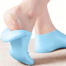 Moisturizing Foot Socks, Silicone Socks, Suitable For Women With Dry Cracked Feet, With Massage Function. - Hồng - Xem 3