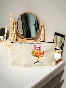 母亲节礼物袋，送给妈妈的ins风迷你帆布袋，可爱精致 - A - 查看 5