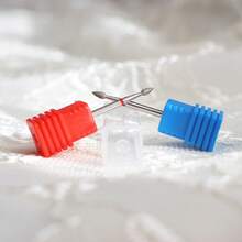 3/32英寸俄罗斯金刚石指甲钻头 - 专业指甲角质层和底部清洁研磨钻头,电动美甲工具,用于去除老茧 - 彩色 - 查看 5