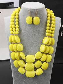 1 Set Bohemian Handmade Jewelry Set - Available In Multiple Colors, Multi-Functional Multi-Layer Design, Suitable For All Seasons, Great For Gifts And Daily Wear - Jewelry Set - View 15
