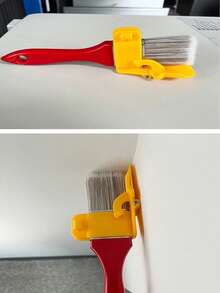 1pc Practical Precise Solid Color 2-In-1 Edging Brush Set, With Color Separation Guide, Plastic Multi-Purpose DIY Lightweight Reusable Latex Paint Brush, Suitable For Walls, Trim, Windows, Ceilings, Home Decor, Paint Tools, Painting Brushes, Home Improvement Supplies, Great Gift For New Year, Valentine's Day, Mother's Day, Father's Day, Graduation, Back To School - New Model - View 10