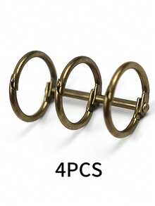 1pc Solid Color 3-Ring Binder Clips, Versatile Binding Accessories For Personalized Planner, Notebook, Calendar - Multicolor - View 20