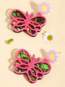 一对时尚女士耳环，饰有闪亮亮片，适合日常佩戴、度假，是母亲节、毕业典礼、情人节、生日的理想礼物。 - 彩色 - 查看 2