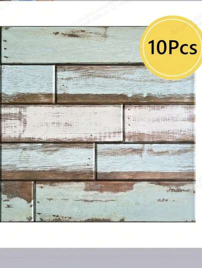 1/10 miếng dán tường 2D, gạch ốp tường tự dính, dùng cho bếp, ốp tường bếp, gạch dán dày, chống thấm nước và chịu nhiệt, trang trí phòng tắm, phòng khách, phòng ngủ, tấm ốp tường trong nhà tự làm.