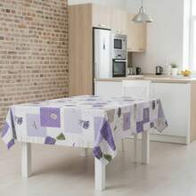 Kiva Stain-Resistant And Waterproof Oilcloth Tablecloth, Sizes From 100x140 To 300x140 Cm And Round 140 Cm - Easy-Clean Oilcloth Tablecloth For Rectangular And Round Tables - Available In 10 Designs - 選項 4 - 查看 2