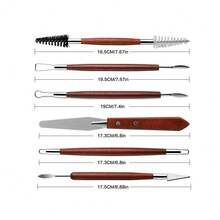 35pcs Ceramic Art Tools Set, Clay Sculpting Dotting Pen - 32-piece Pottery Tool Set - View 2