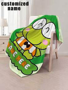 SANRIO Customizable Cartoon Pattern Blanket, 280g Super Soft Custom Heat Transfer Blanket, Ideal Gift For Friends And Girlfriends - Multicolor - View 3