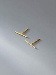 1只925纯银几何简约单只耳环（女士款） - 單隻 - 查看 10