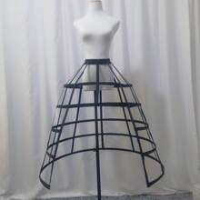 女士 5 圈裙撑 衬裙 裙撑 裙撑 衬裙 - 彩色 - 查看 13