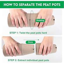 50pcs Seedling Pots, Plant Starter Cups With Drainage Holes, Garden Sprouting Nursery Pots, Suitable For Herbs, Vegetables, Plants - Multicolor - View 4