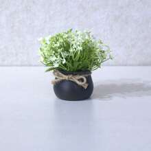 1pc/2pcs Spring Mini Artificial Plant Potted, Home Decor Fake Flowers, Decoration For Dining Table/Desk/Vanity - MultiWarna - View 14